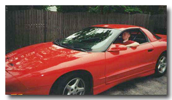 Dave's hot new wheels.